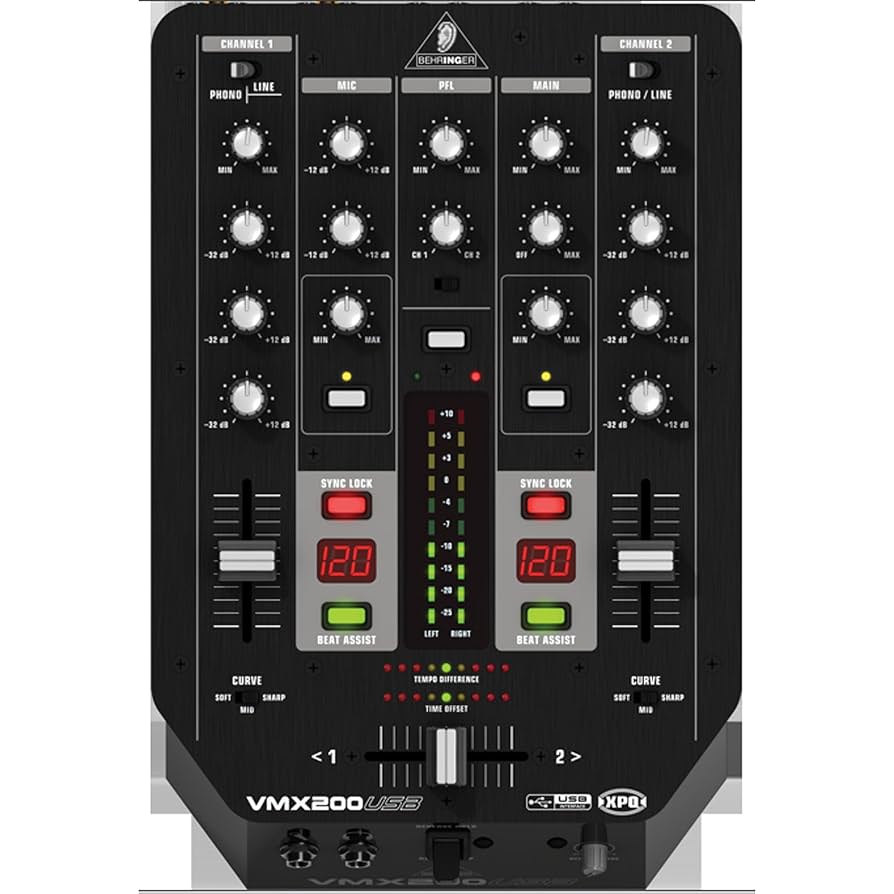 Amazon | Behringer PRO MIXER VMX200USB | DJミキサー | 楽器